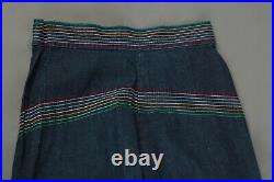 VTG Women's 70s Rainbow Stitch Lee Bellbottoms Sz 30 1970s Jeans Bell Bottoms