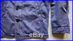 Vintage 1950s Navy Blue USN N-4 Deck Jacket Conmar Zip