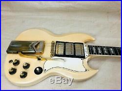 Vintage 1962 Gibson Les Paul SG Custom White 1960's with Original Case