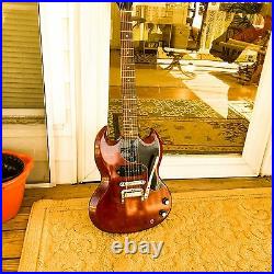 Vintage 1963 Gibson Les Paul Jr. Electric Guitar with Original Case