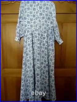 Vintage 1970 Laura Ashley Maxi Prairie Dress XL