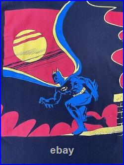 Vintage 1988 Batman DC Comics Graffiti Huge Front Graphic Tee Men's Sz XL 24x30