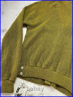 Vintage 50s-60s Mohair Cardigan Sweater Kurt Cobain Nirvana Unplugged (size M)