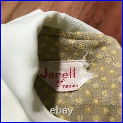 Vintage 70's Jerell of Texas Womens Jumpsuit High Rise Bell Floral Disco E3-4