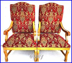 Vintage Accent Armchairs Italian Venetian Style By ANDRE ORIGINALS