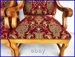 Vintage Accent Armchairs Italian Venetian Style By ANDRE ORIGINALS