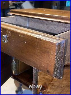 Vintage Amtique salesman sample miniature Sideboard 13.5x11x wood furniture SIGN