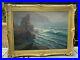 Vintage-Antique-Gilt-Framed-Seascape-Oil-Painting-On-Canvas-P-Bono-01-yk