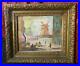 Vintage-Antique-Impressionistic-Cityscape-Oil-Painting-On-Board-Moulin-Rouge-01-aus