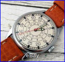 Vintage Aviator Russian Watch 2209 Men's Original Soviet USSR LACO Mechanical