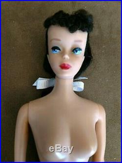 Vintage Barbie Doll #4 Brunette Ponytail Gorgeous Condition
