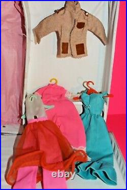 Vintage Barbie Doll Case 1967 & TNT P. J. Doll 1968