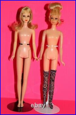Vintage Barbie World of Barbie Case 1968 & Francie Barbie Lot 60er