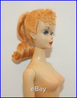 Vintage Blonde #3 Ponytail Barbie Doll ALL ORIGINAL