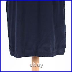 Vintage Blue Silk Dress US Size 8 Italy 1990s