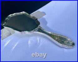 Vintage Bvlgari Sterling Silver Double Sided Hand Mirror- Ubaldo Vitali -rare