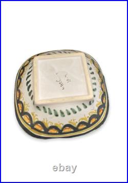Vintage Ceramic Empty Pocket By André l'Helguen Keraluc Quimper Polychrome Dish
