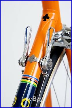 Vintage Colnago Super Pantografata 1973 Bicycle Original Paint in Molteni Orange