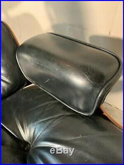 Vintage Eames for Herman Miller 670/671 Rosewood Lounge Chair and Ottoman