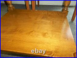 Vintage Ethan Allen Heirloom Maple Single Drawer Nightstand End Table 10-5326