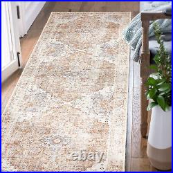 Vintage Floor Carpet Non-Slip Area Rug for Living Room Carpet