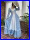 Vintage-Gunne-Sax-Prairie-Maxi-Dress-Gown-Blue-White-Lace-Cottagecore-01-ziv