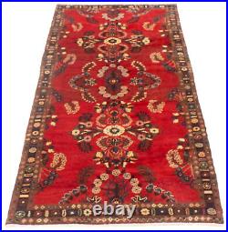 Vintage Hand Knotted Area Rug 4'0 x 9'6 Traditional Wool Carpet