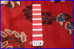 Vintage Hand Knotted Area Rug 4'0 x 9'6 Traditional Wool Carpet