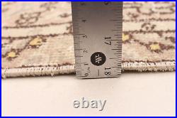 Vintage Hand Knotted Area Rug 6'7 x 9'1 Traditional Wool Carpet