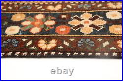 Vintage Hand-Knotted Carpet 5'0 x 9'10 Traditional Wool Area Rug