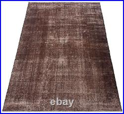 Vintage Hand-Knotted Carpet 6'11 x 10'4 Traditional Wool Area Rug