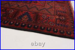 Vintage Hand-Knotted Carpet 6'11 x 9'10 Traditional Wool Area Rug