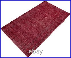 Vintage Hand-Knotted Carpet 6'3 x 10'7 Traditional Wool Area Rug