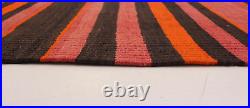 Vintage Hand Woven Carpet 5'11 x 10'3 Traditional Wool Kilim Rug