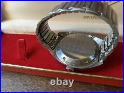 Vintage Heuer Autavia Viceroy 1163 Watch-Speidel USA Watch Band in Original Box