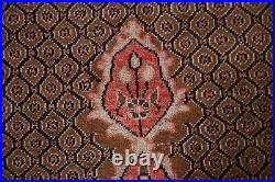 Vintage Koliaei Geometric Traditional Rug 5x10 ft. Handmade Wool Brown Carpet