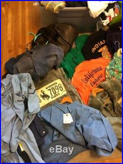 Vintage Mens Clothing Collection Denim Military USN Work Harley Surf T Shirt 50s