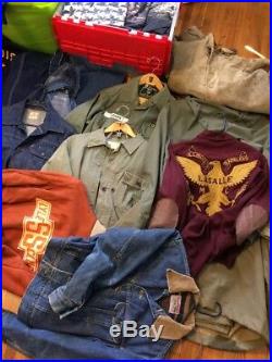Vintage Mens Clothing Collection Denim Military USN Work Harley Surf T Shirt 50s