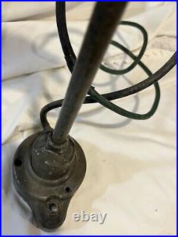Vintage Metal Industrial Adjustable frame light Antique workbench lamp steampunk