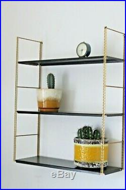 Vintage Mid Century 50's 60's French String Shelving Unit
