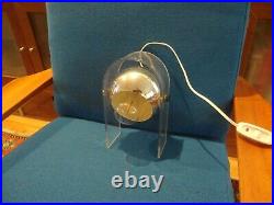 Vintage Mid Century RETRO Sonneman Lucite Hanging Eyeball or Globe Table Lamp