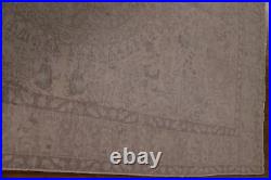 Vintage Muted Distressed Tebriz Hand-knotted Living Room Rug Area Carpet 6x9