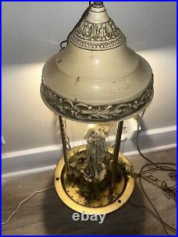 Vintage Oil Rain Lamp Tabletop Nude Greek Goddess MCM 30 Working Motor
