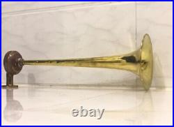 Vintage Old Antique Salvage Solid Brass Marine Ship Air Horn
