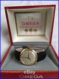 Vintage Omega 14k solid gold Automatic Cal. 345 Original Patina Dial