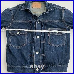 Vintage Original 507xx Deadstock 1950s Levi's Big E Type II Denim Jacket 40