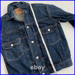 Vintage Original 507xx Deadstock 1950s Levi's Big E Type II Denim Jacket 40