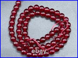 Vintage Original Burma 100% Ruby stone unique string Stunning Wonderful Beads