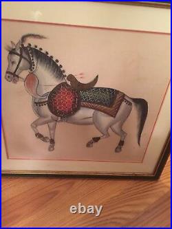 Vintage Original Chinese Silk Painting Appraised By Antiques Road Show For $1500