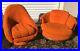 Vintage-Pair-Baughman-Style-Mid-Century-Barrel-Lounge-Chairs-Swivel-Orange-70s-01-oi